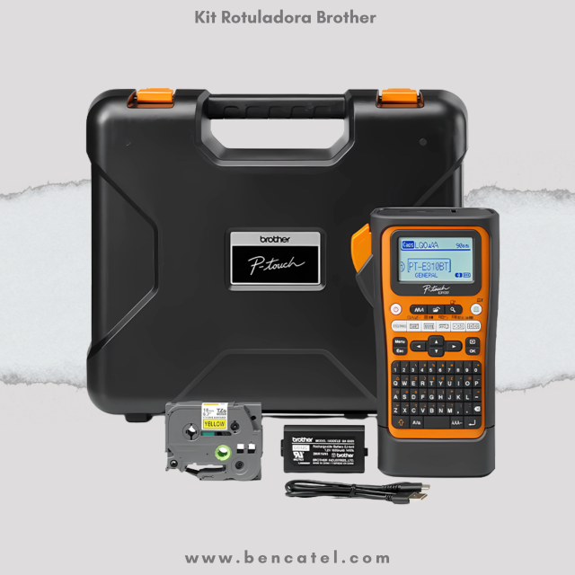 Rotuladora Brother PT-E310BTVP Industrial Portátil Bluetooth Bencatel Perú